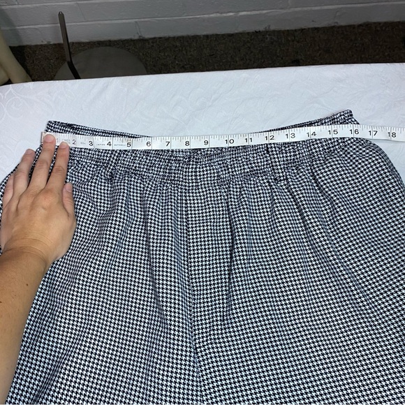 Mercer Culinary Chef Pants Houndstooth 1X Wide Leg with Pockets Loose Fit Baggy - Picture 10 of 14